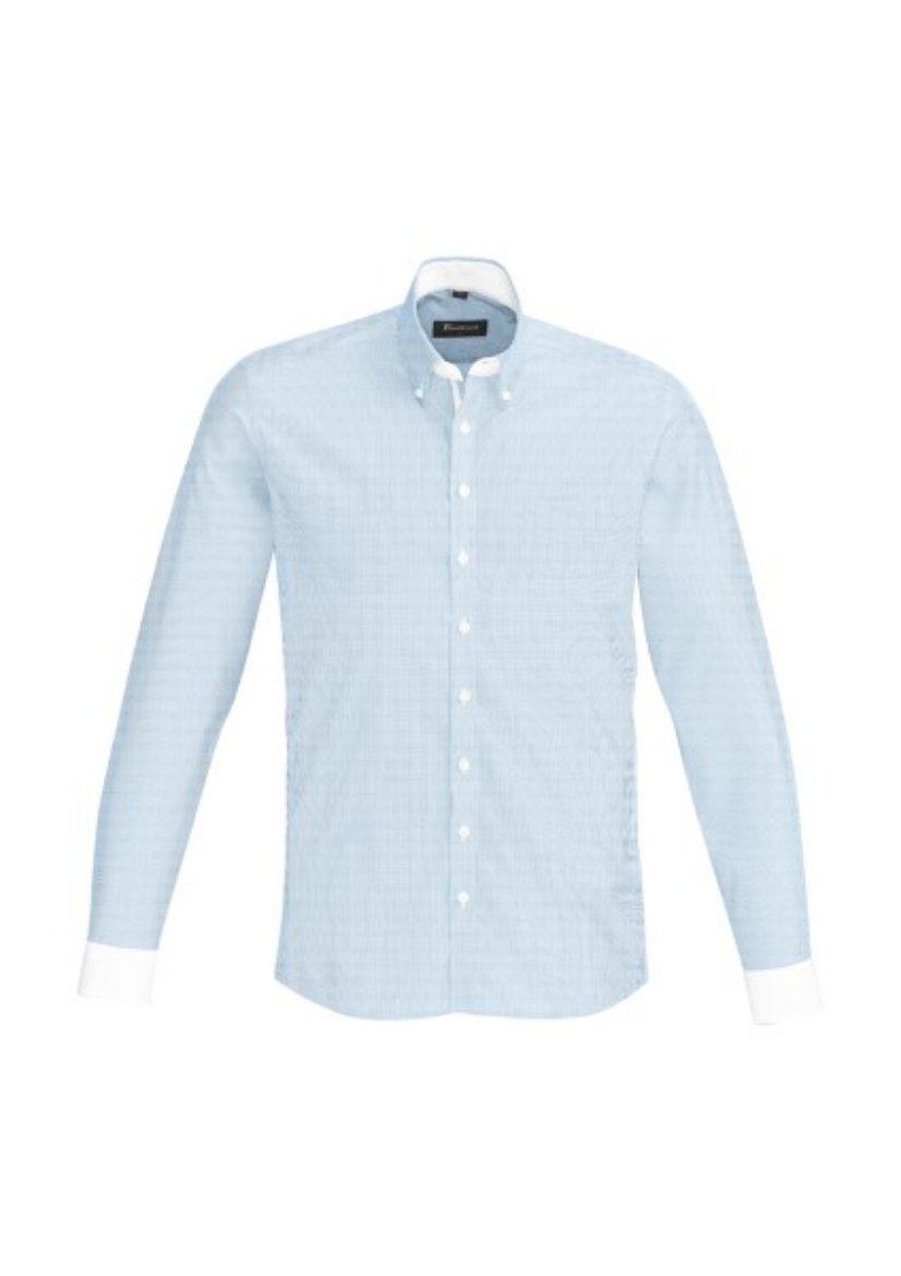 Picture of Boulevard by Biz Corporates Mens Fifth Avenue Shirt Long Sleeve Cotton Polyester Elastane
